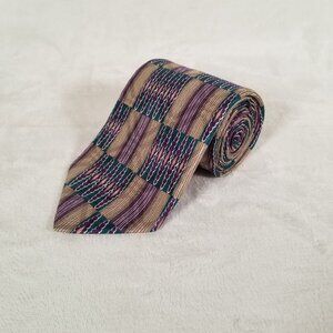 Robert Talbott Studio Nordstrom Tie Hand Sewn Silk Made USA W 3 7/8 x L 65 1/8